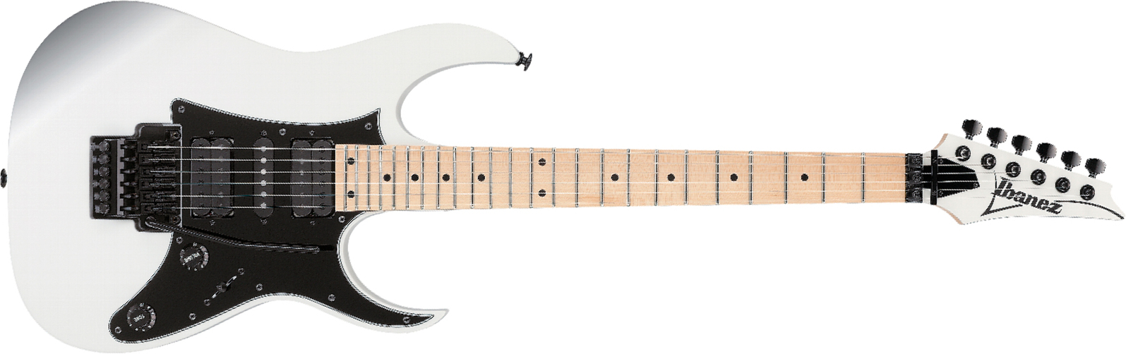 Ibanez Rg550 Whf Genesis Jap Hsh Fr Mn - White Flat - E-Gitarre in Str-Form - Main picture