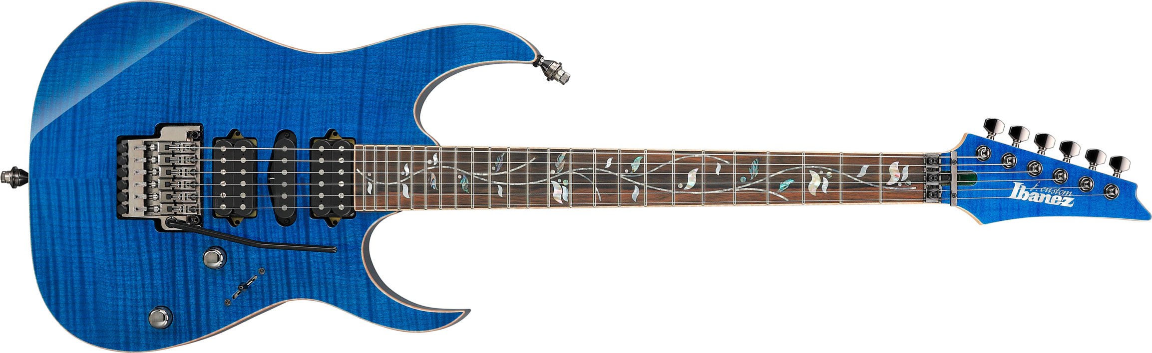 Ibanez Rg8570 Bre J.custom Jap Hsh Dimarzio Fr Eb - Royal Blue Sapphire - E-Gitarre in Str-Form - Main picture