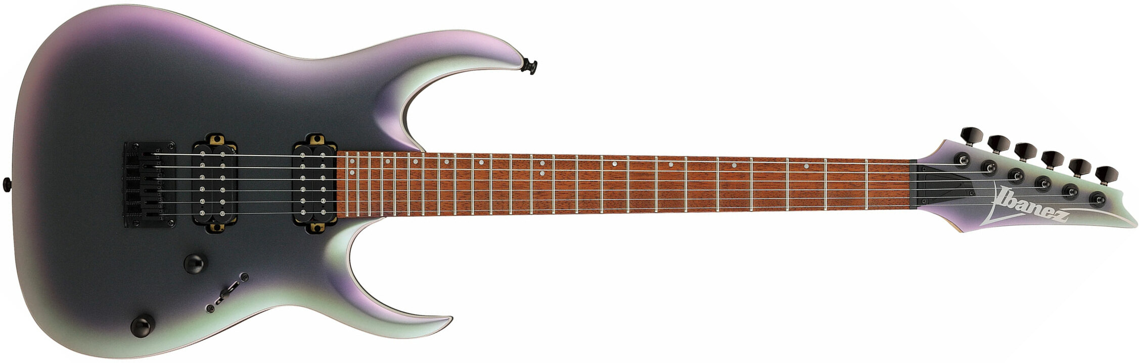 Ibanez Rga42ex Bam Standard Ht Hh Jat - Black Aurora Burst Matte - E-Gitarre in Str-Form - Main picture