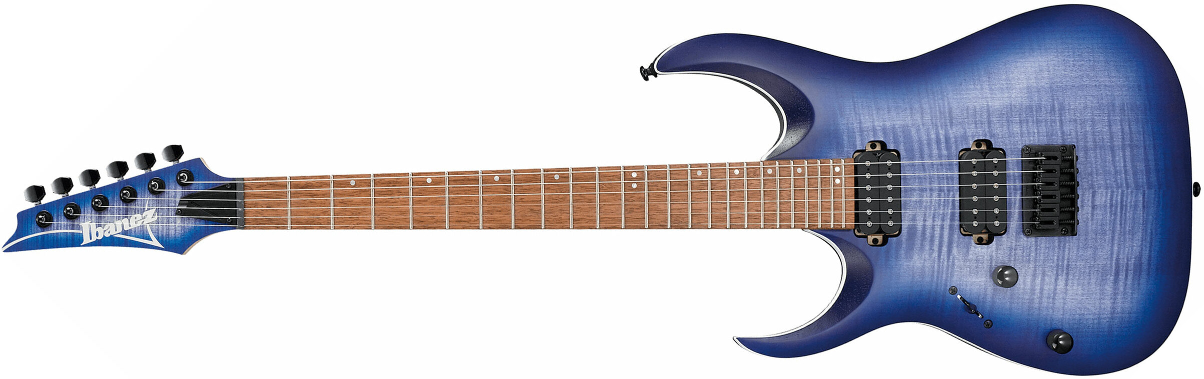 Ibanez Rga42fml Blf Gaucher Standard Hh Ht Rw - Blue Lagoon Burst Flat - E-Gitarre in Str-Form - Main picture
