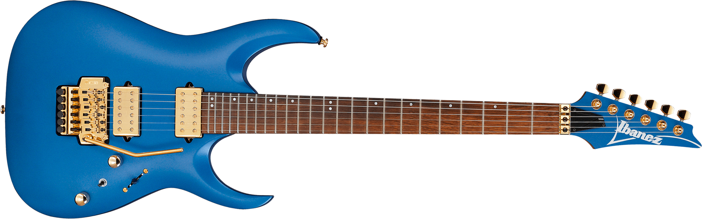 Ibanez Rga42hpt Lbm Standard  Hh Fr Jat - Laser Blue Matte - E-Gitarre in Str-Form - Main picture