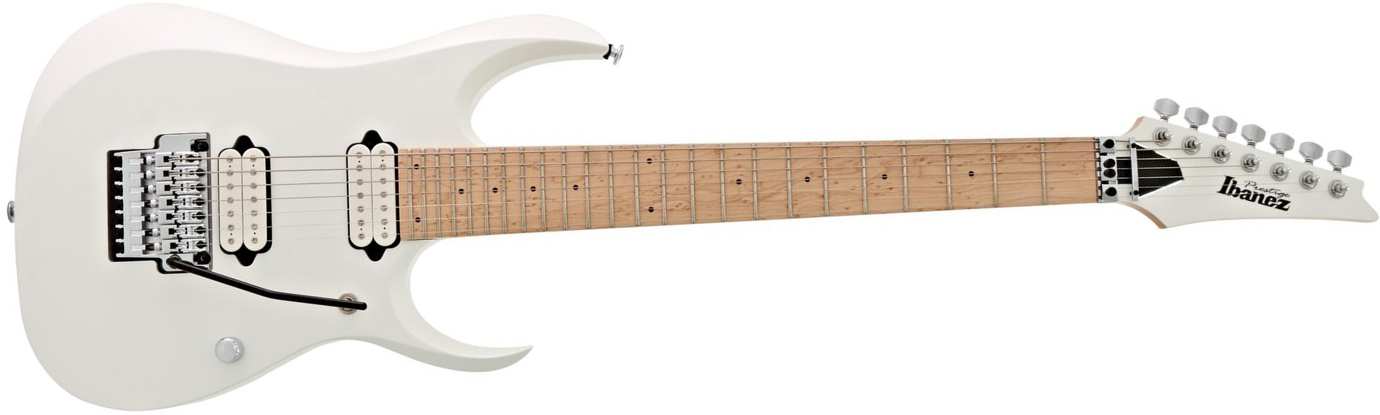 Ibanez Rgd3127 Pwf Prestige Japon 7-cordes Hh Fr Mn - Pearl White - 7-saitige E-Gitarre - Main picture