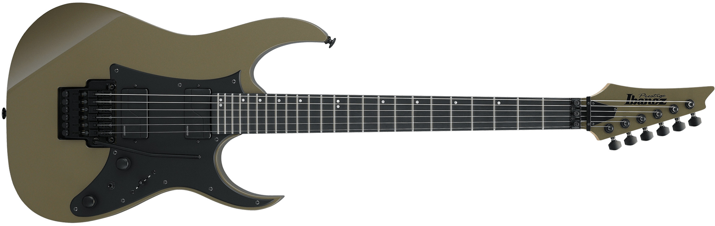 Ibanez Rgr5130 Km Prestige Jap 2h Fishman Fluence Modern Fr Eb - Khaki Metallic - E-Gitarre in Str-Form - Main picture