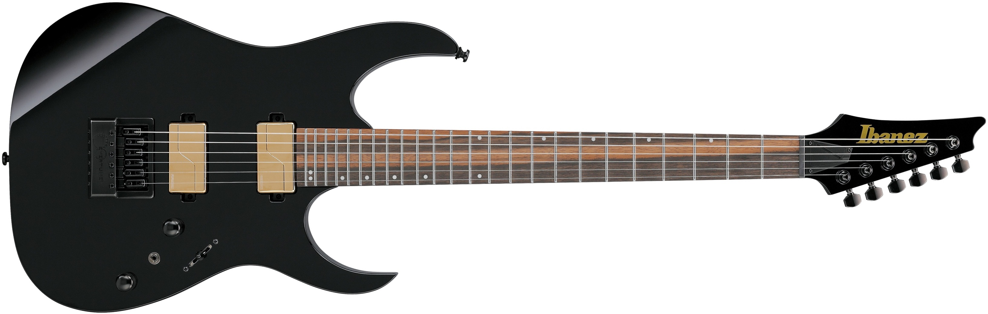 Ibanez Rgr52etbk Design Lab Ht Hh Eb - Black - E-Gitarre in Str-Form - Main picture