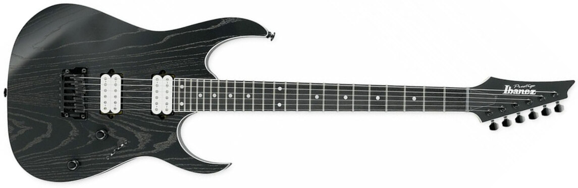 Ibanez Rgr652ahbf Wk Prestige Japon Hh Ht Rw - Weathered Black - E-Gitarre in Str-Form - Main picture