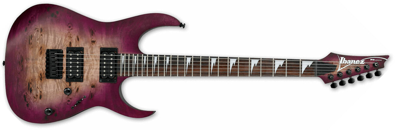 Ibanez Rgrt621dpb Tpf Hh Dimarzio Ht Jat - Transparent Purple Burst - E-Gitarre in Str-Form - Main picture