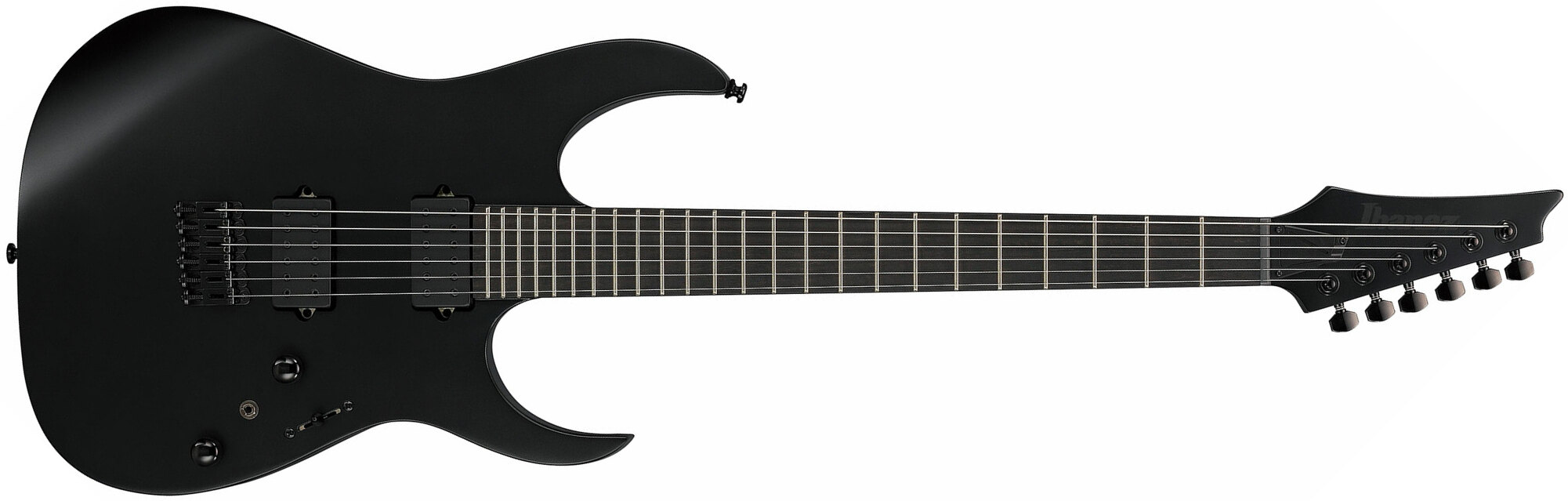 Ibanez Rgrtb621 Bkf Axion Label Hh Dimarzio Ht Eb - Black Flat - E-Gitarre in Str-Form - Main picture