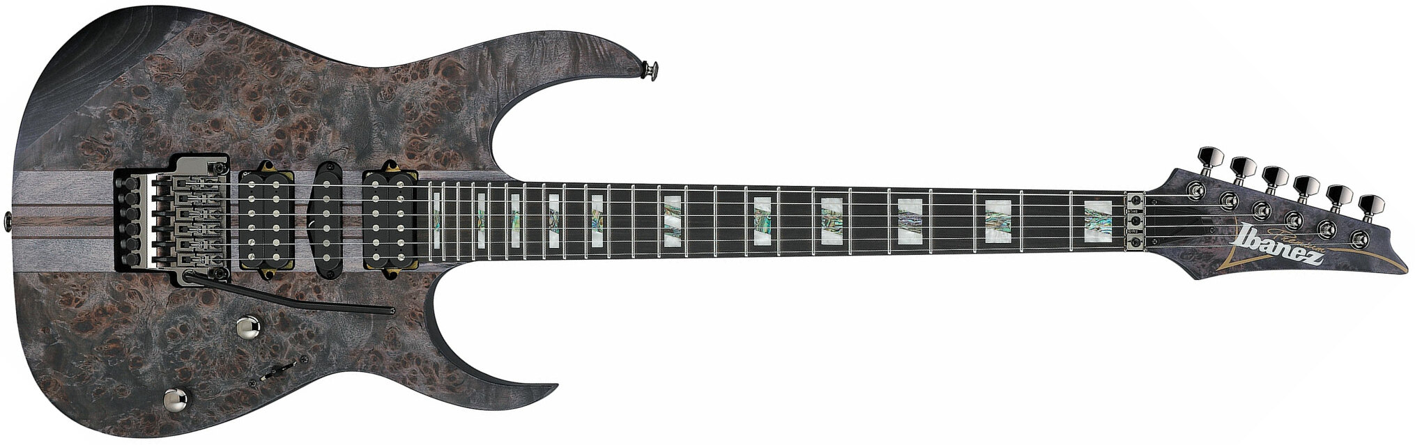 Ibanez Rgt1270pb Dtf Premium Hh Dimarzio Fr Eb - Deep Twilight Flat - E-Gitarre in Str-Form - Main picture