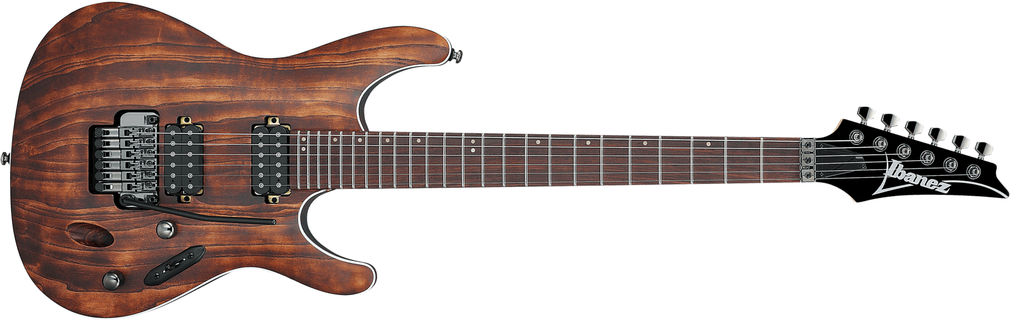 Ibanez S520ah Abs Sabre Premium 2h Trem Rw - Antique Brown Stained - E-Gitarre in Str-Form - Main picture