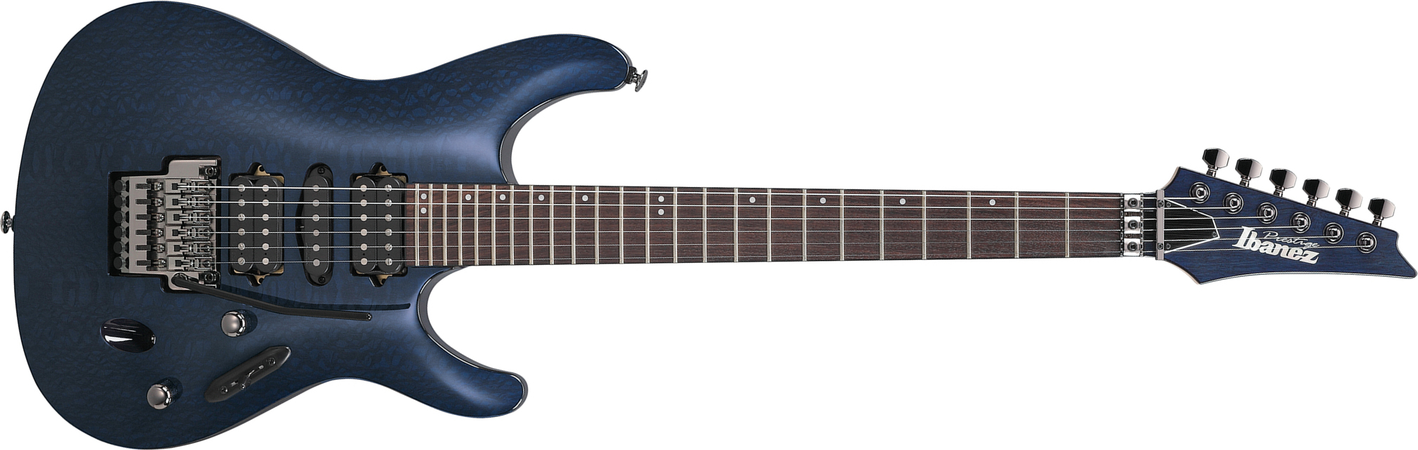 Ibanez S6670sk Dub Prestige Jap Hsh Dimarzio Fr Rw - Dark Ultramarine Blue - E-Gitarre in Str-Form - Main picture