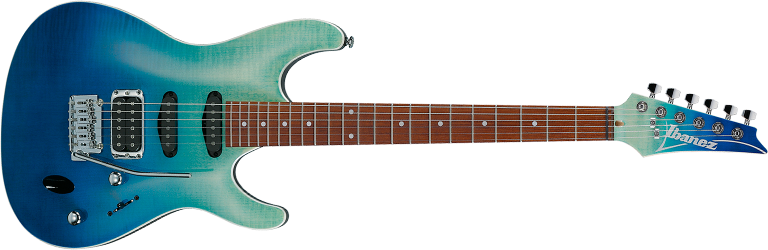 Ibanez Sa260fm Brg Standard Hss Trem Jat - Blue Reef Gradation - E-Gitarre in Str-Form - Main picture