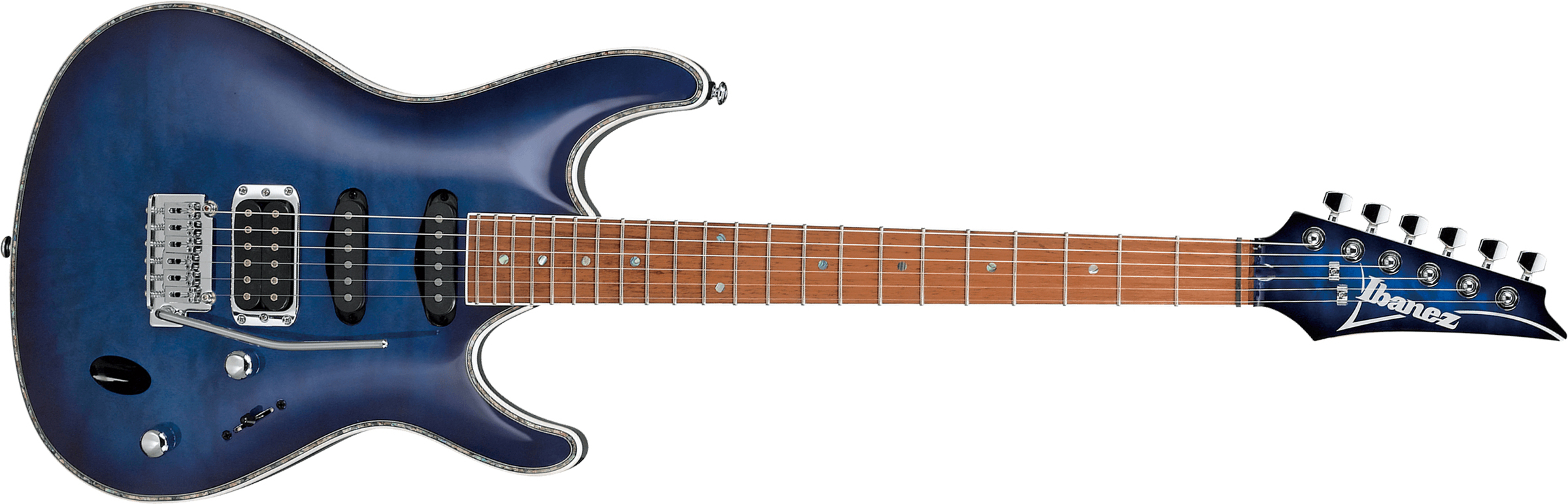 Ibanez Sa360nqm Spb Standard Hss Trem Jat - Sapphire Blue - E-Gitarre in Str-Form - Main picture
