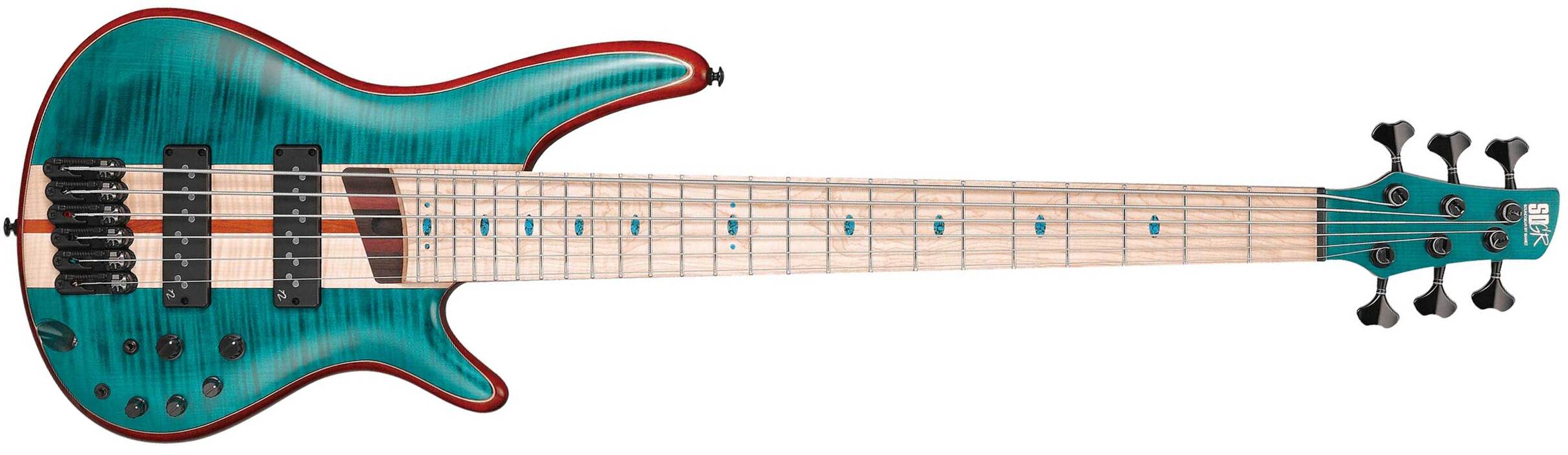 Ibanez Sr1426b Cgl Premium 6c Active Mn - Caribbean Green - Solidbody E-bass - Main picture