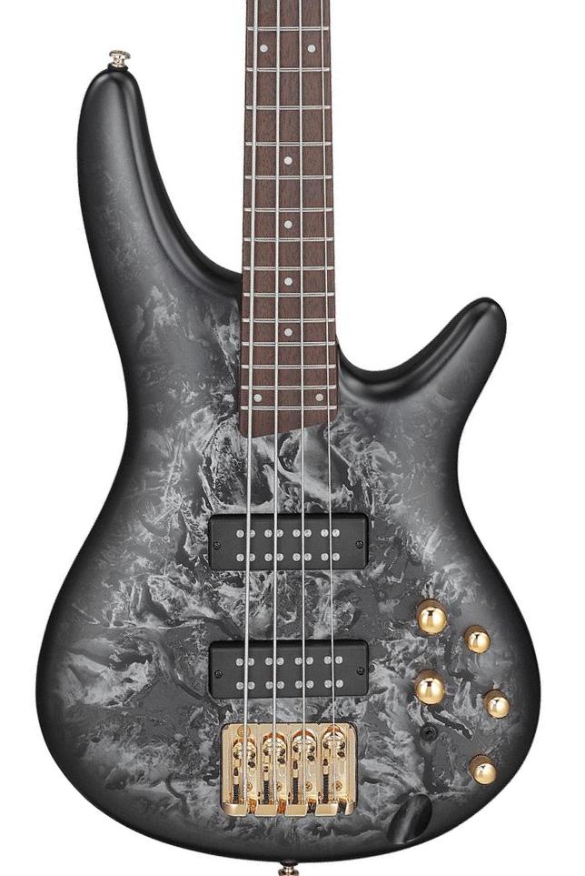Ibanez Sr300edx Bzm Standard Active Jat - Black Ice Frozen Matte - Solidbody E-bass - Main picture