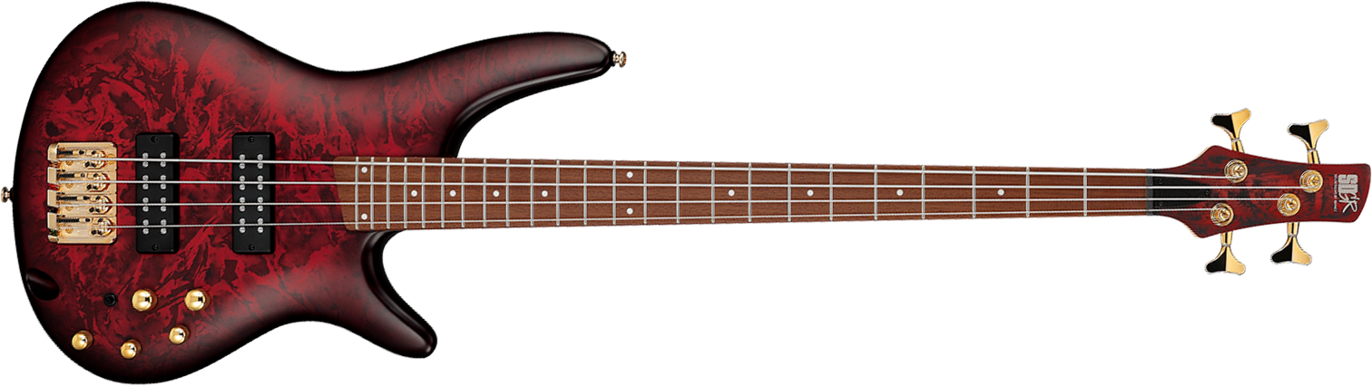 Ibanez Sr300edx Wzm Standard Active Jat - Wine Red Frozen Matte - Solidbody E-bass - Main picture