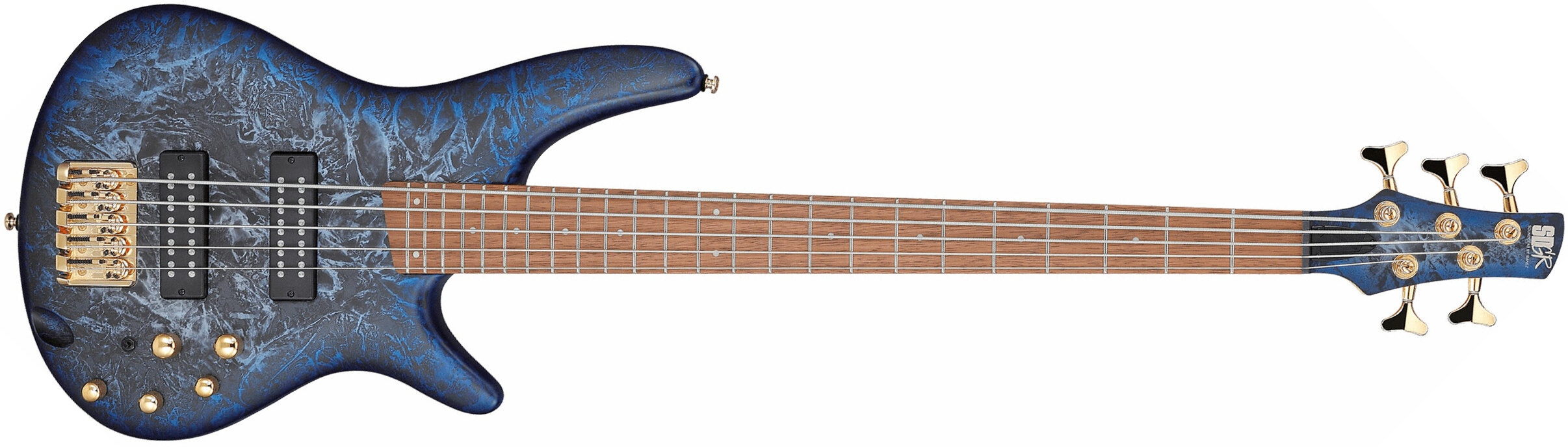 Ibanez Sr305edx Czm Standard 5c Active Jat - Cosmic Blue Frozen Matte - Solidbody E-bass - Main picture