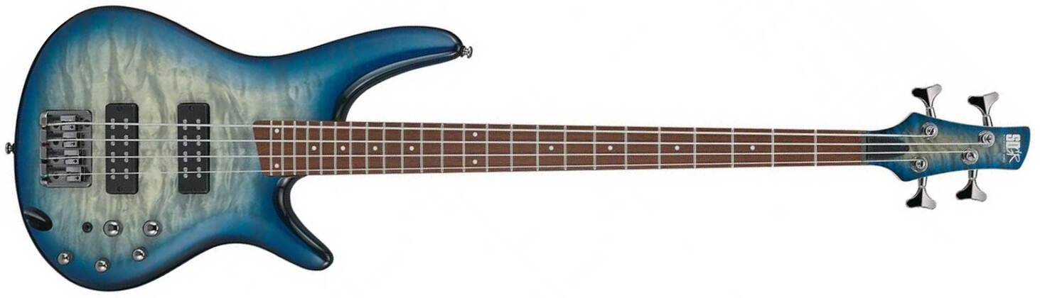 Ibanez Sr400eqm Scb Standard Active Jat - Stain Cosmic Blue Stardust - Solidbody E-bass - Main picture