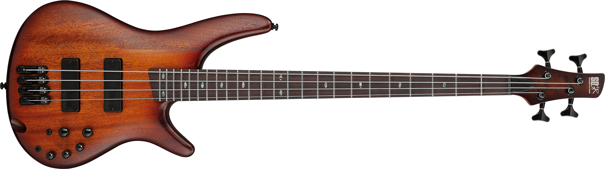 Ibanez Sr500a Mhl Standard Active Bartolini Rw - Mahogany Brown Burst Low Gloss - Solidbody E-bass - Main picture