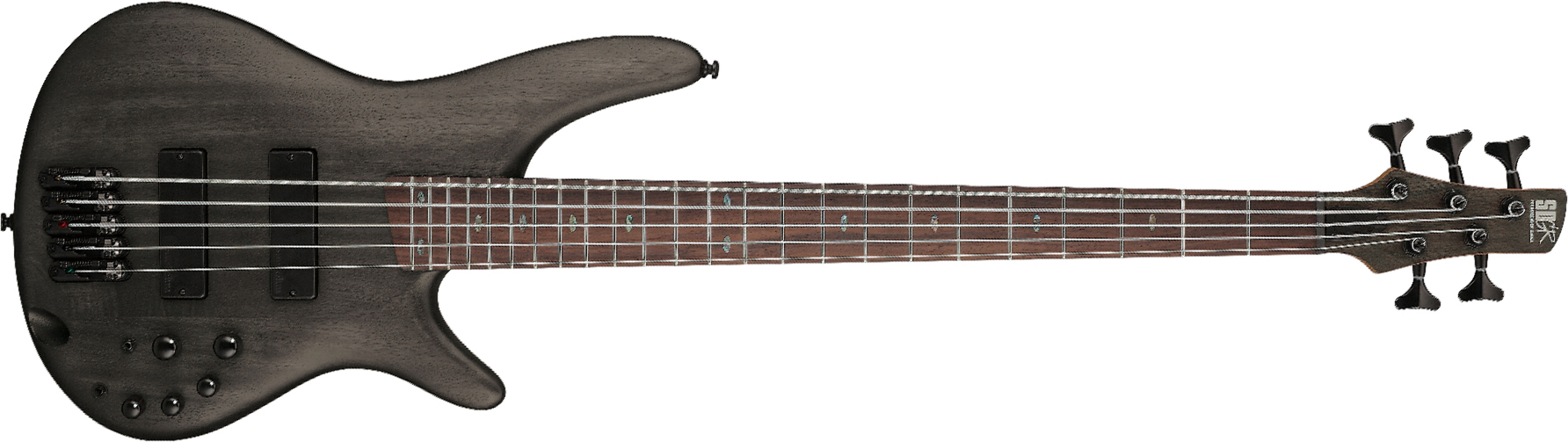 Ibanez Sr505a Tgf Standard 5c Active Bartolini Rw - Transparent Gray Flat - Solidbody E-bass - Main picture