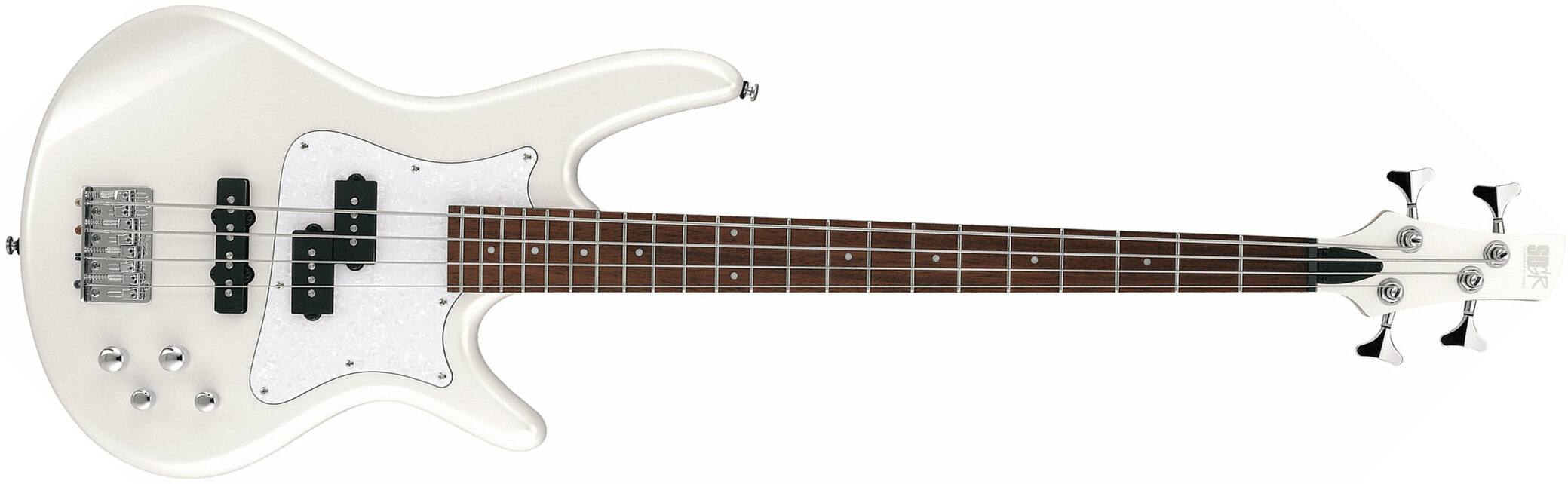 Ibanez Srmd200 Pw Sr Mezzo Active Jat - Pearl White - E-Bass für Kinder - Main picture