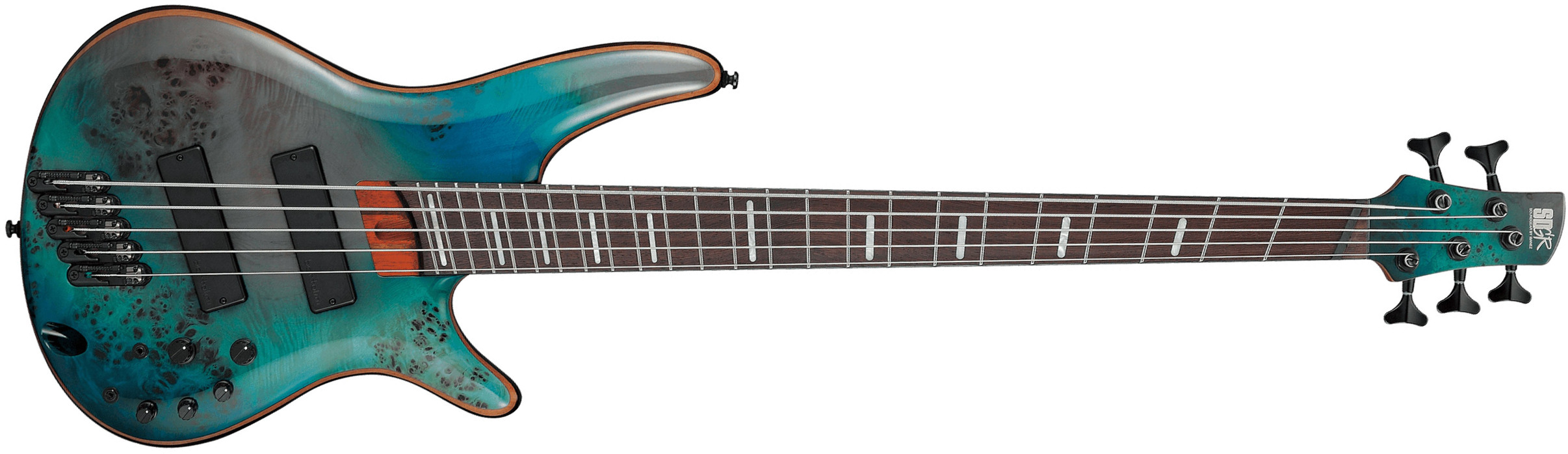 Ibanez Srms805 Tsr Workshop 5c Multiscale Active Bartolini Pp - Tropical Seafloor - Solidbody E-bass - Main picture