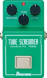Overdrive/distortion/fuzz effektpedal Ibanez Tube Screamer TS808