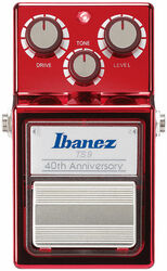 Overdrive/distortion/fuzz effektpedal Ibanez Tube Screamer TS940TH 40th Anniversary Ltd - Metallic Red