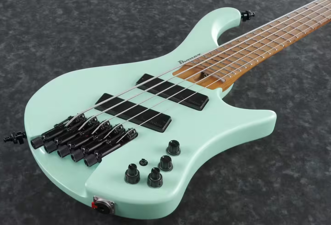 Ibanez Ehb1005msl Sfm Workshop Lh Gaucher 5c Multiscale Active Bartolini Mn - Sea Foam Green Matte - Solidbody E-bass - Variation 2