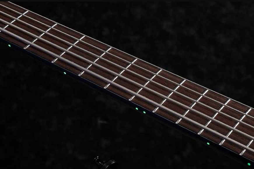 Ibanez Ehb1505ms Plf Workshop Multiscale 5c Active Pp - Pacific Blue Burst Flat - Solidbody E-bass - Variation 5