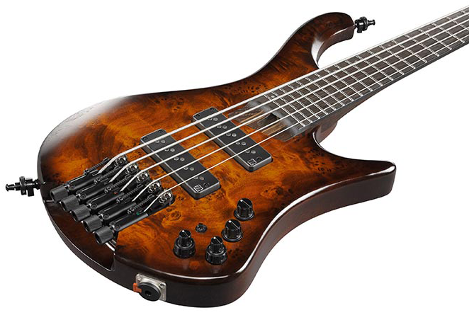 Ibanez Ehb1505s Del Workshop 5c Shsc Active Pp - Dragon Eye Burst Low Gloss - E-Reisebass - Variation 2