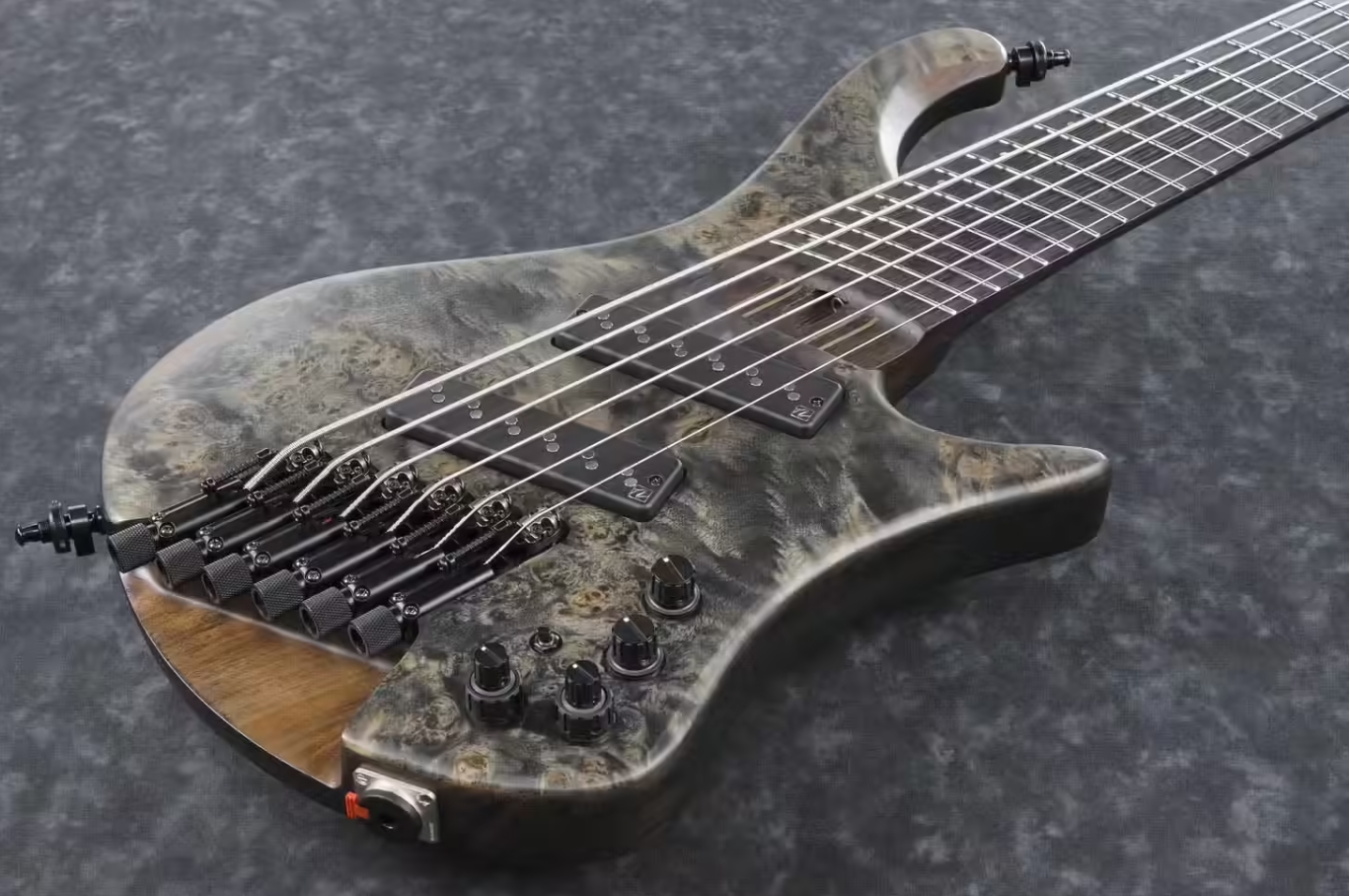 Ibanez Ehb1506ms Bif Workshop 6c Multiscale Active Pp - Black Ice Flat - Solidbody E-bass - Variation 2