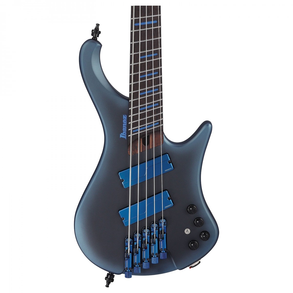 Ibanez Ehb5msbsp Del Workshop 5c Shsc Active Pp - Midnight Arctic Ocean Matte - E-Reisebass - Variation 1