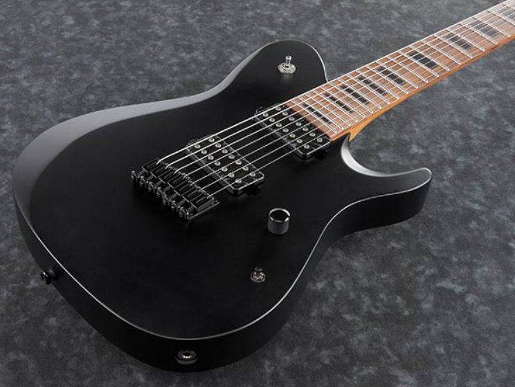 Ibanez Fr807 Bkf Standard 7c 2h Ht Pf - Black Flat - 7-saitige E-Gitarre - Variation 1