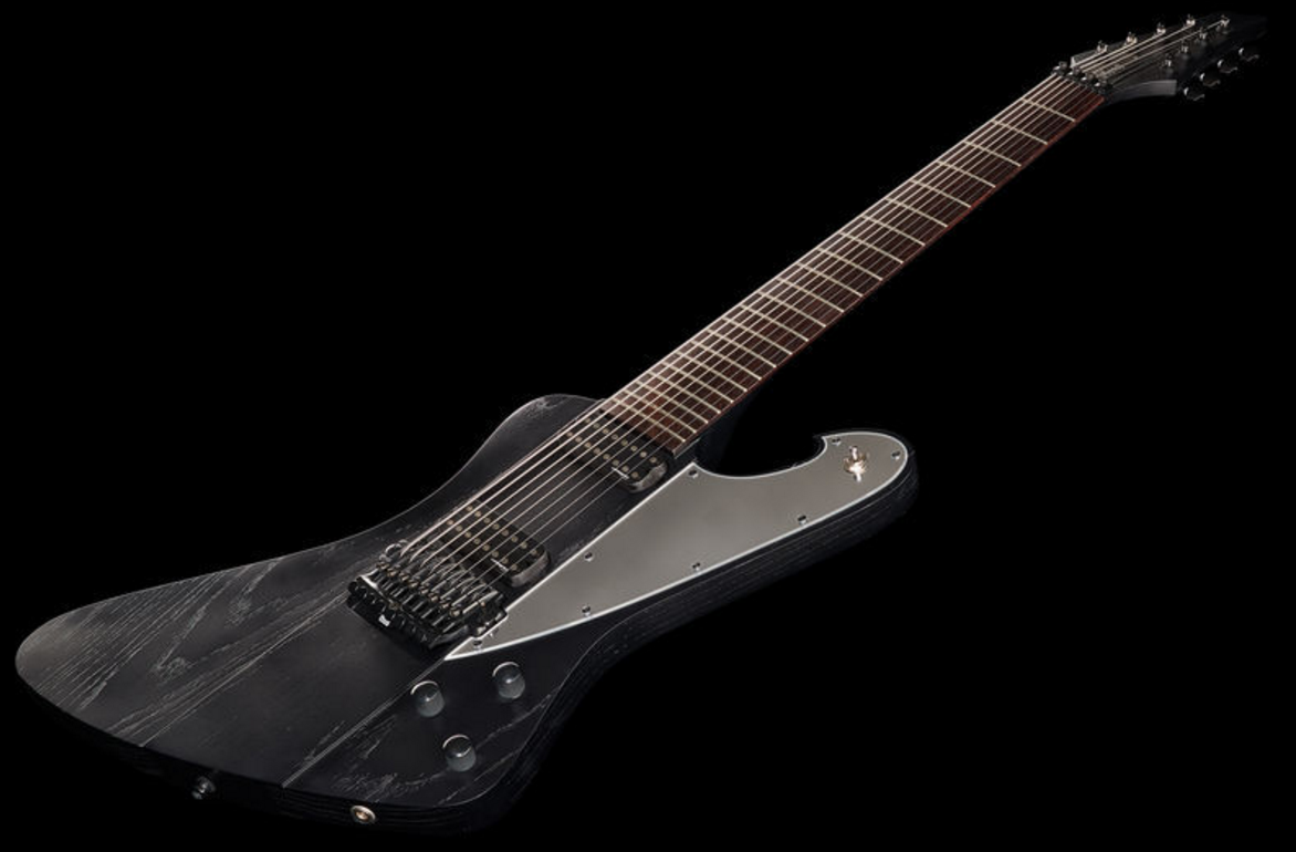 Ibanez Fredrik Thordendal Meshuggah Ftm33 Wk Signature Hh Ht Rw - Weathered Black - Bariton E-Gitarre - Variation 1