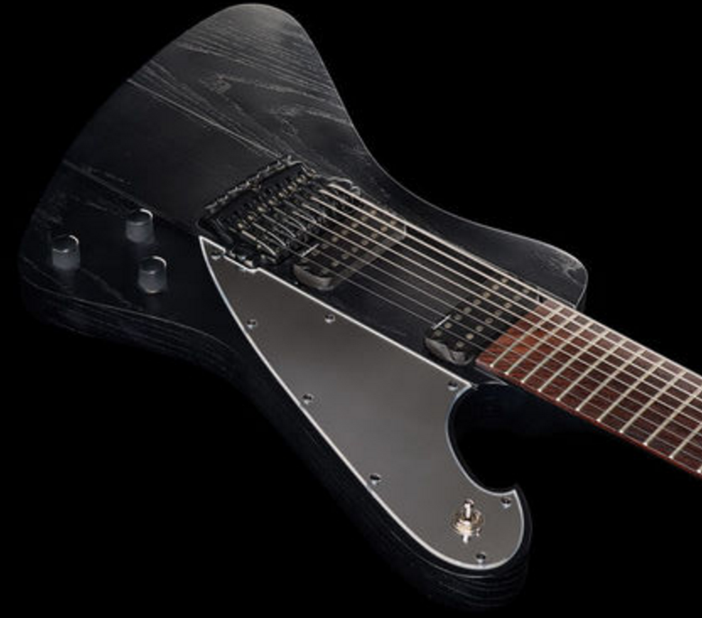 Ibanez Fredrik Thordendal Meshuggah Ftm33 Wk Signature Hh Ht Rw - Weathered Black - Bariton E-Gitarre - Variation 2