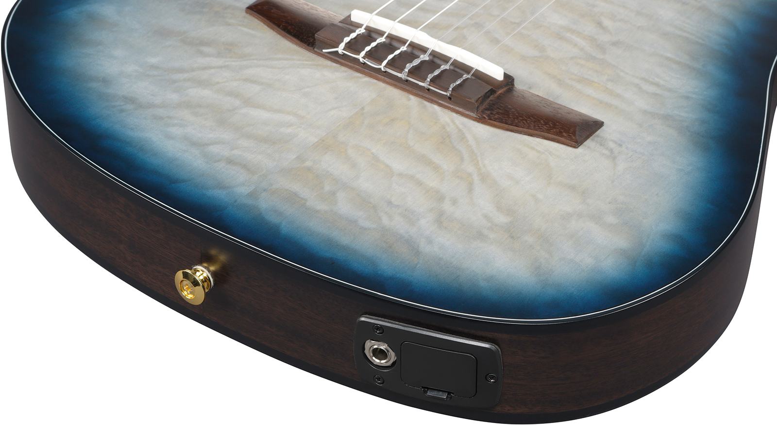 Ibanez Frh20qmn Ctl Fr Hollow Cw Erable Sapele Rw - Cosmic Blue Starburst Low Gloss - Konzertgitarren 4/4 - Variation 4