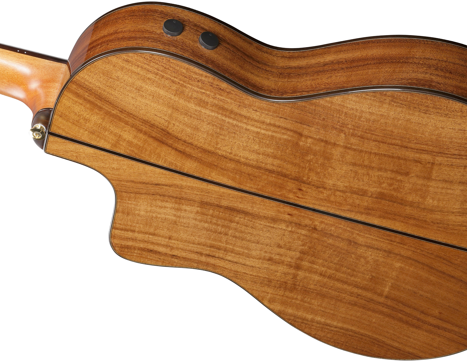 Ibanez Ga360tce Nt Classical 4/4 Thinline Epicea Acacia Rw - Transparent Black High Gloss - Konzertgitarren 4/4 - Variation 3