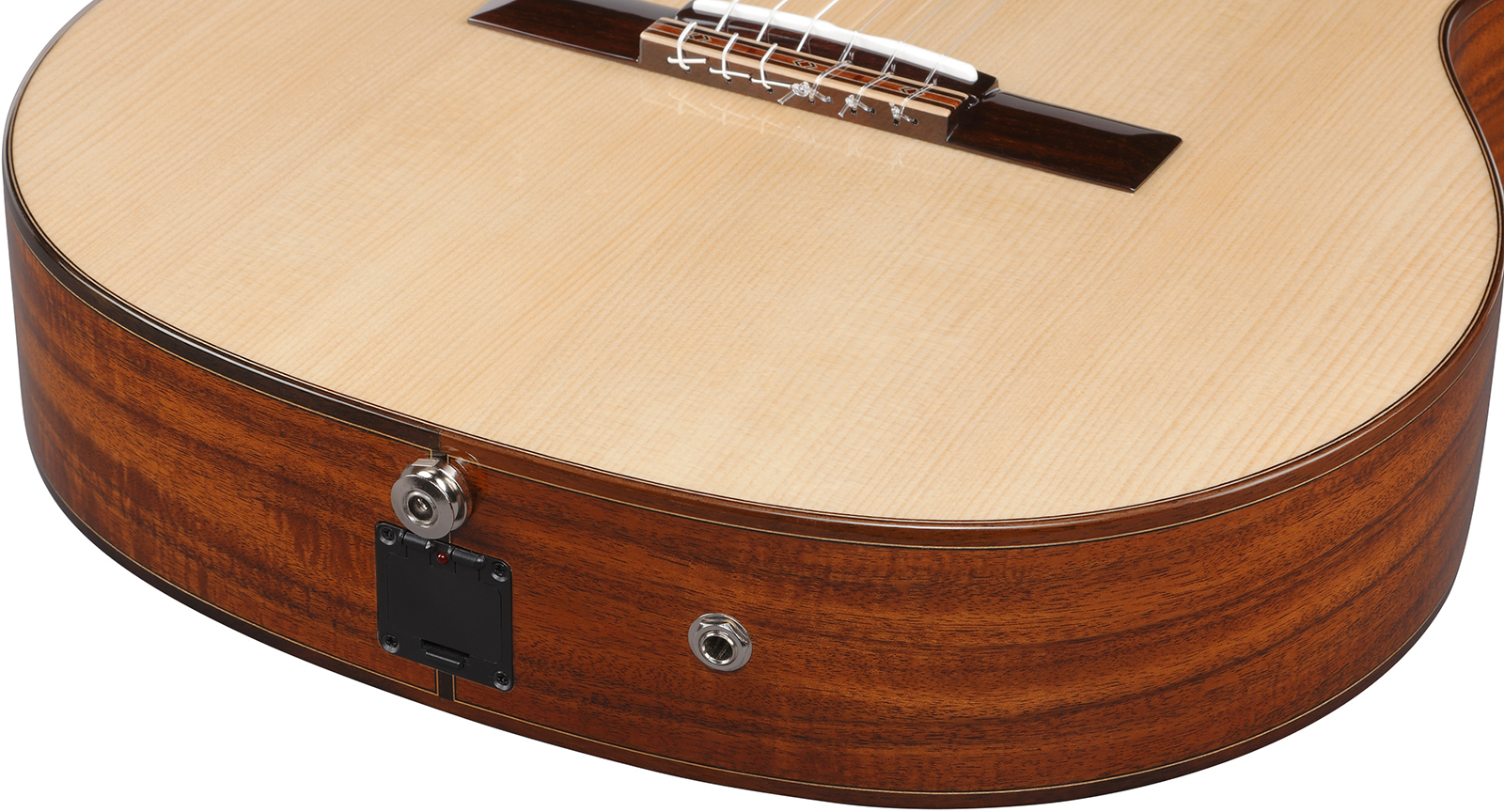 Ibanez Ga360tce Nt Classical 4/4 Thinline Epicea Acacia Rw - Natural High Gloss - Konzertgitarren 4/4 - Variation 4