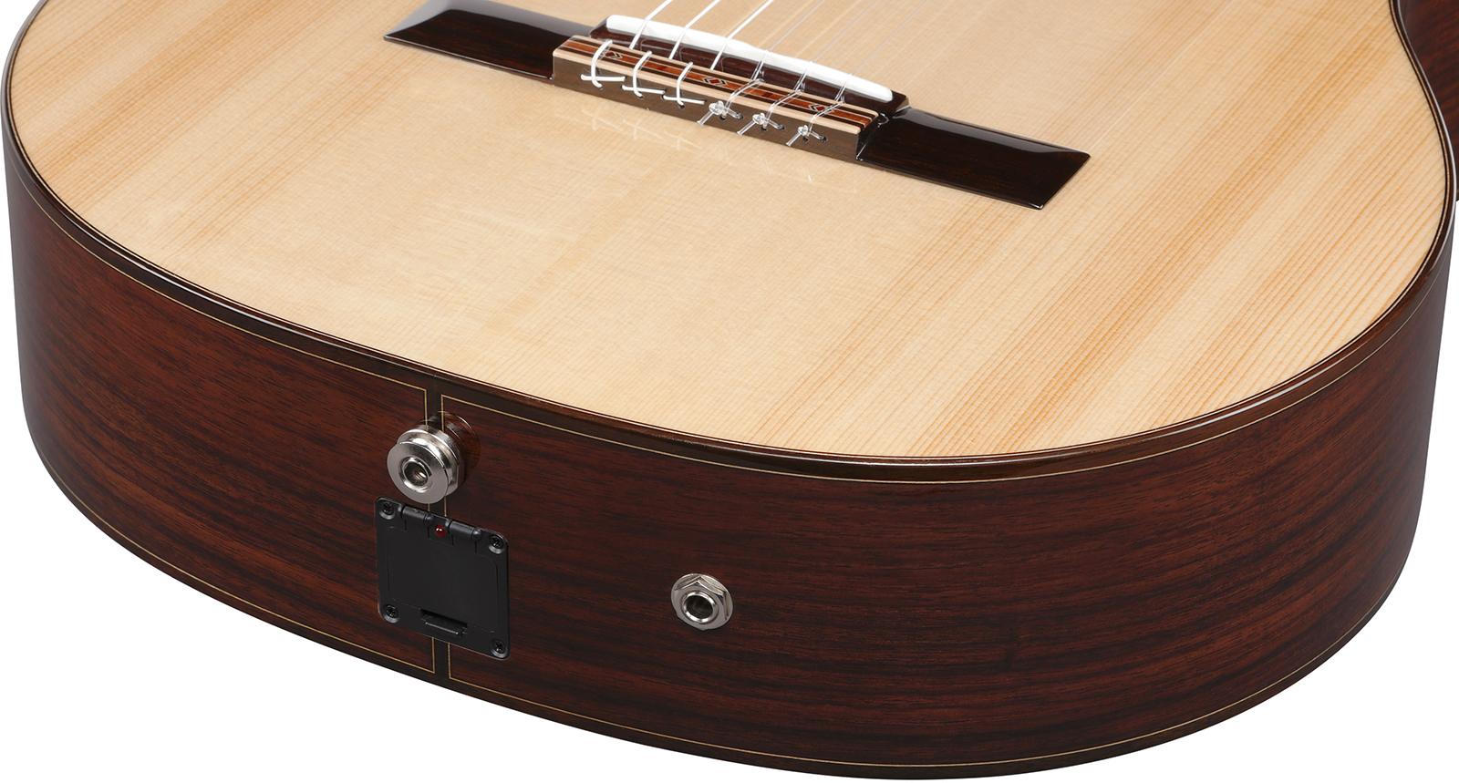 Ibanez Ga380ce Nt Classical 4/4 Epicea Palissandre Rw - Natural High Gloss - Konzertgitarren 4/4 - Variation 4