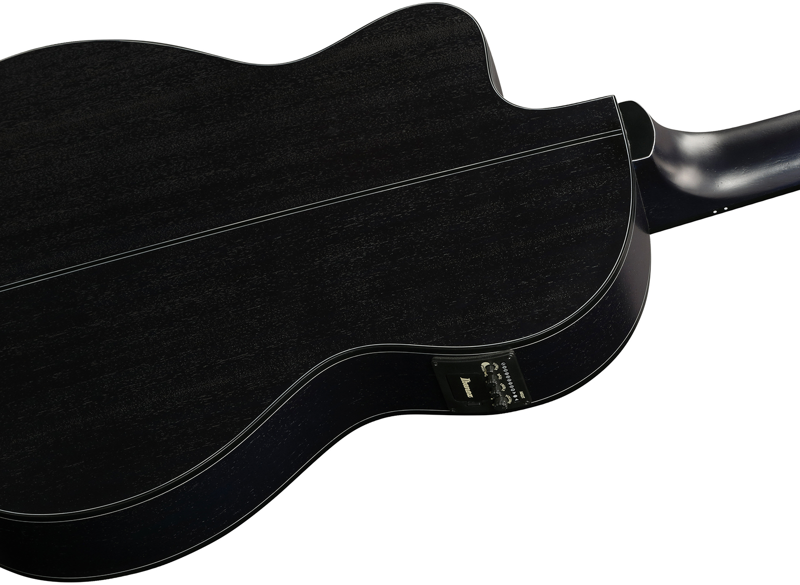 Ibanez Ga5fmtce Ob Classical 4/4 Thinline Cw Erable Sapele Pur - Open Pore Blue Berry - Konzertgitarren 4/4 - Variation 5