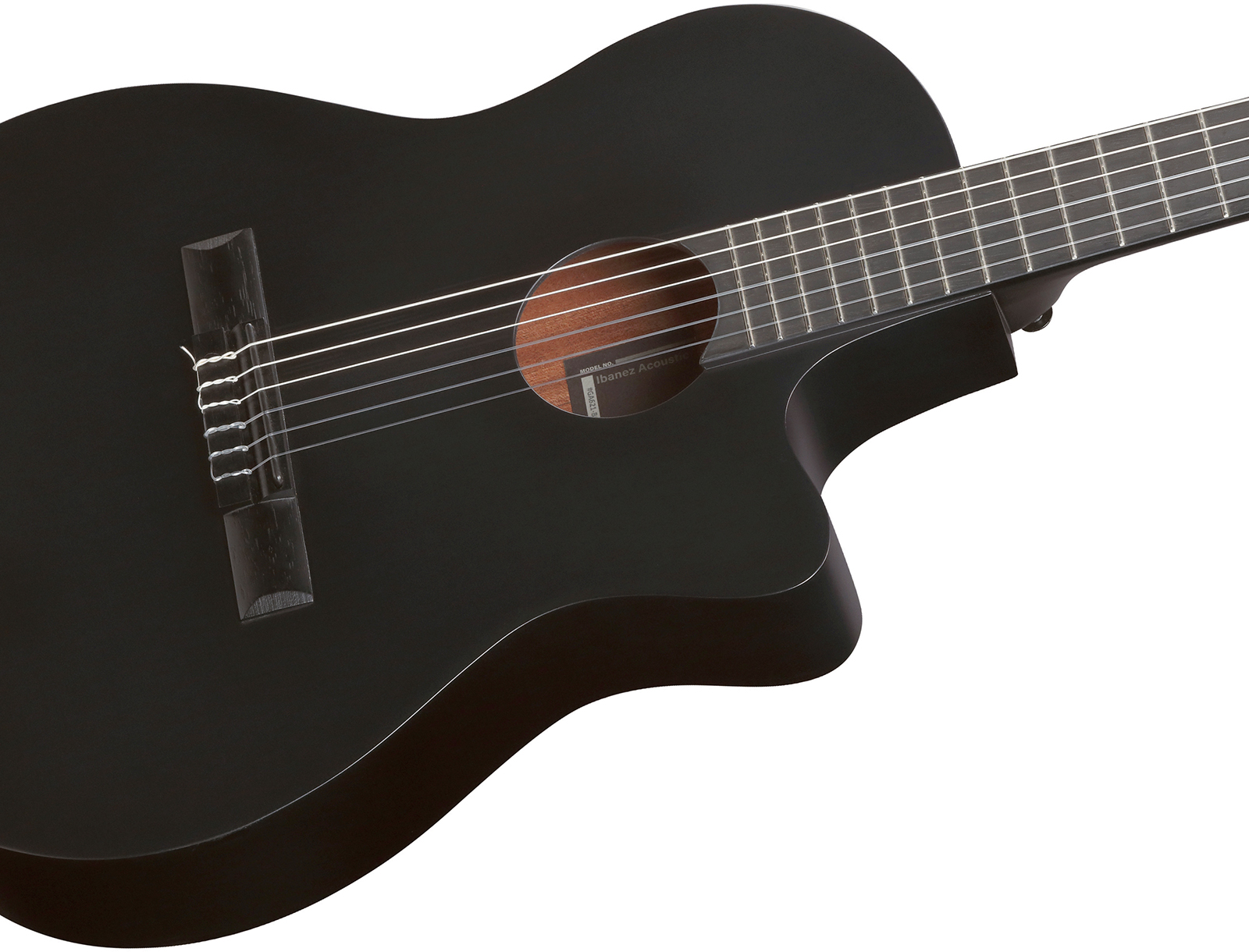 Ibanez Ga621 Bot Classical 4/4 Thinline Epicea Sapele Rw - Black Out - Konzertgitarren 4/4 - Variation 3
