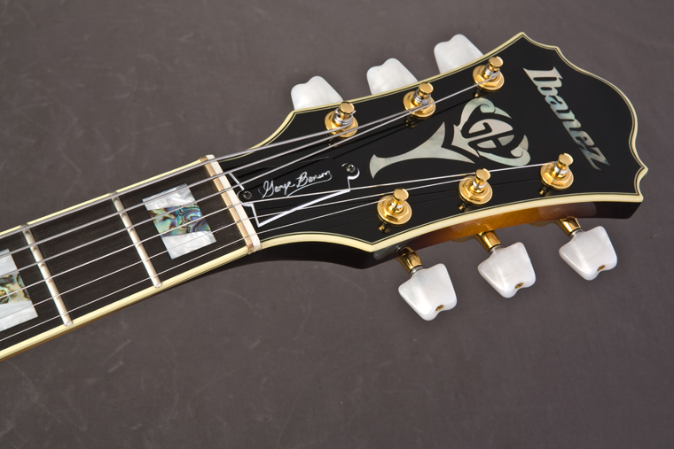 Ibanez George Benson Gb10 Bs Prestige Japon Signature Hh Ht Eb - Brown Sunburst - Hollowbody E-Gitarre - Variation 3