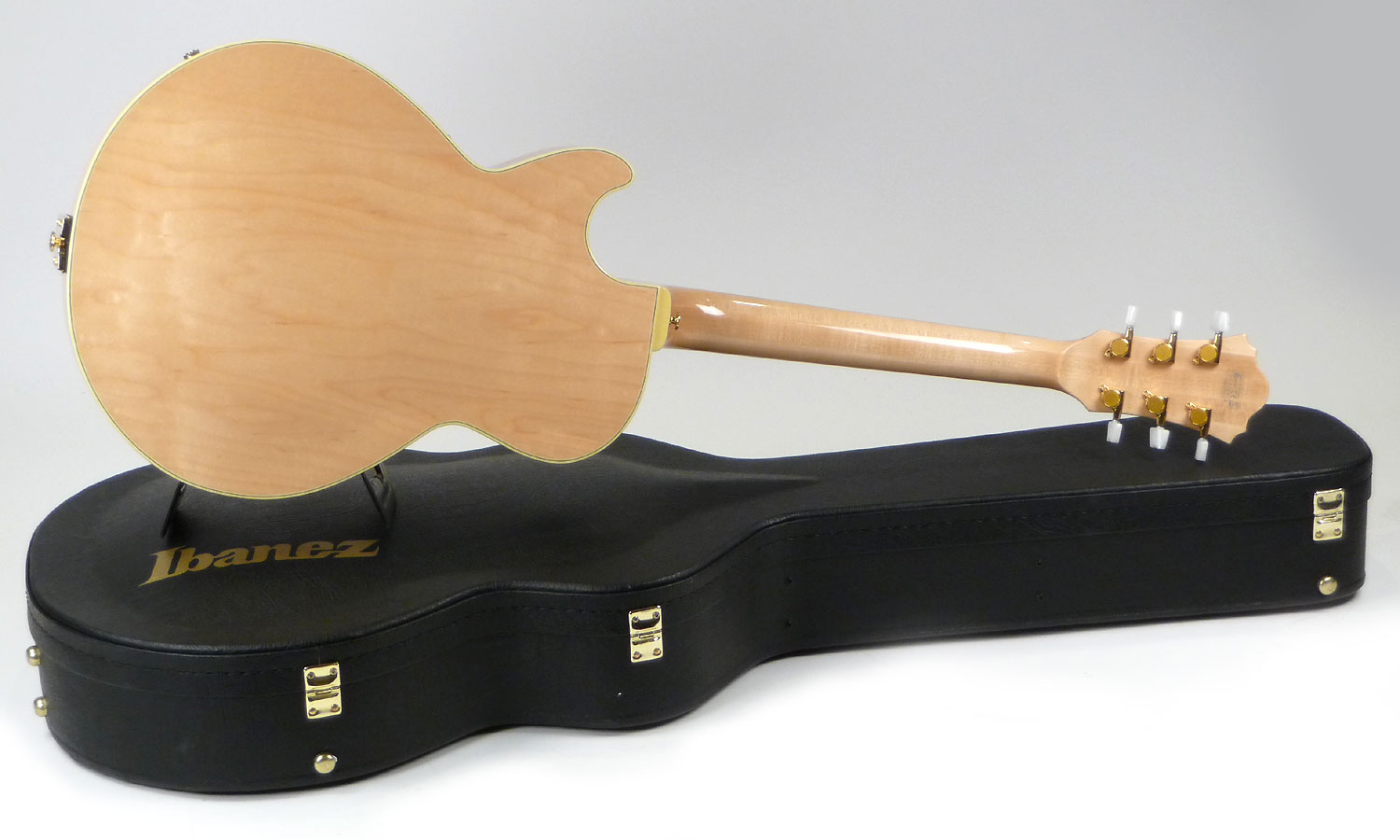 Ibanez George Benson Gb10 Nt Prestige Jap Signature 2mh Ht Eb - Natural - Hollowbody E-Gitarre - Variation 2