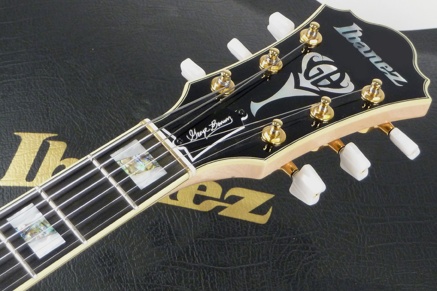 Ibanez George Benson Gb10 Nt Prestige Jap Signature 2mh Ht Eb - Natural - Hollowbody E-Gitarre - Variation 5