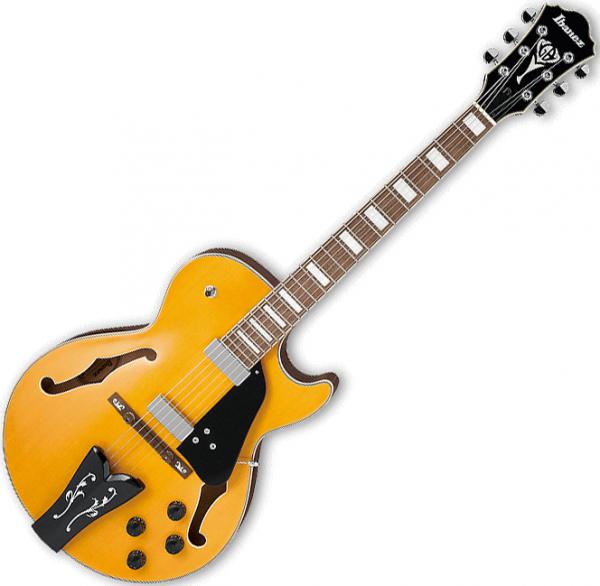Hollowbody e-gitarre Ibanez George Benson GB10EM AA - Antique amber