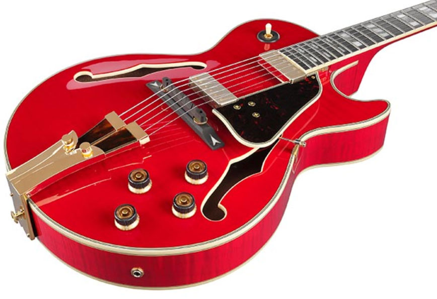 Ibanez George Benson Gb10sefm Srr Signature Hh Ht Eb - Sapphire Red - Hollowbody E-Gitarre - Variation 2