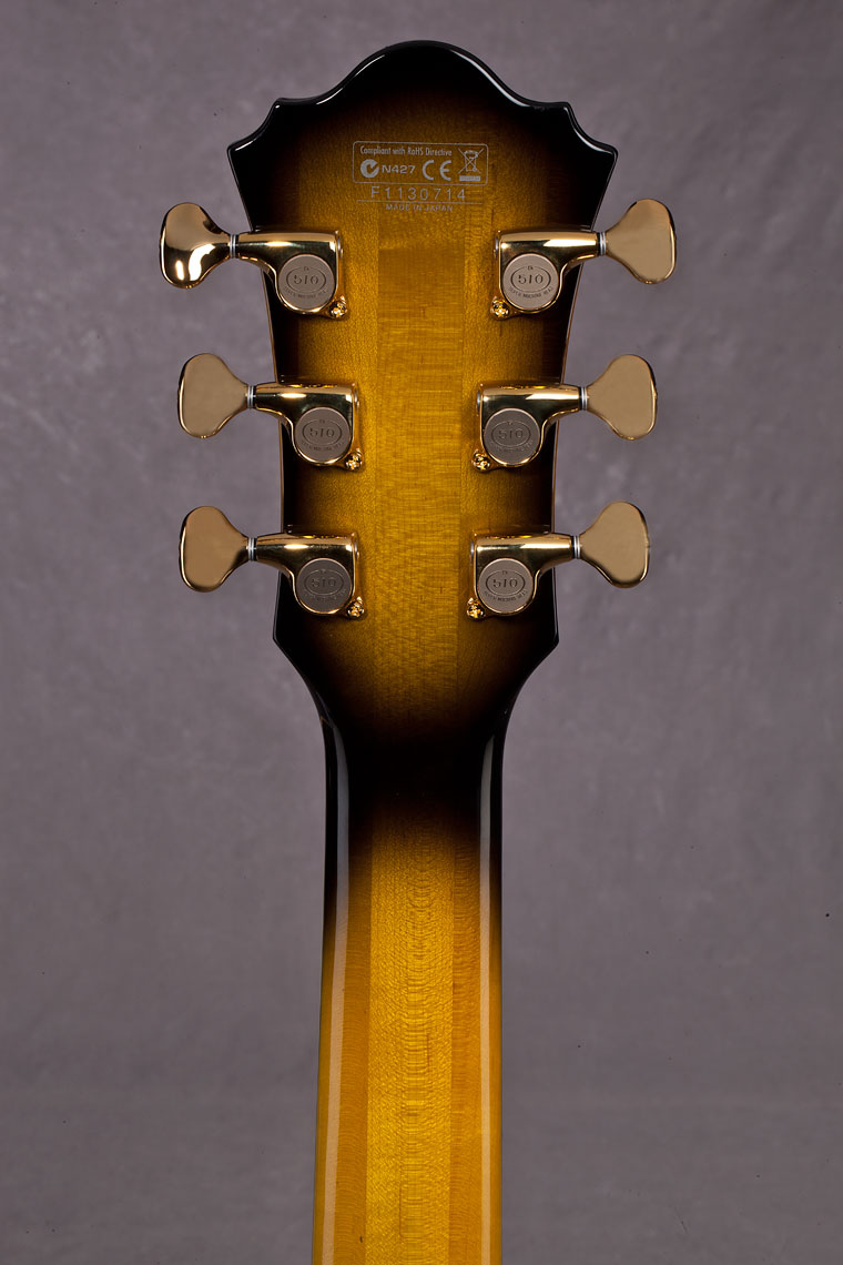 Ibanez George Benson Lgb300 Vys Prestige Japon Hh Ht Eb - Vintage Yellow Sunburst - Semi-Hollow E-Gitarre - Variation 6