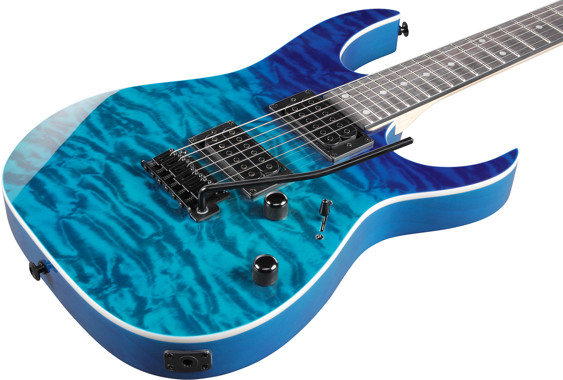 Ibanez Grg120qasp Bgd Gio 2h Trem Pur - Blue Gradation - E-Gitarre aus Metall - Variation 2