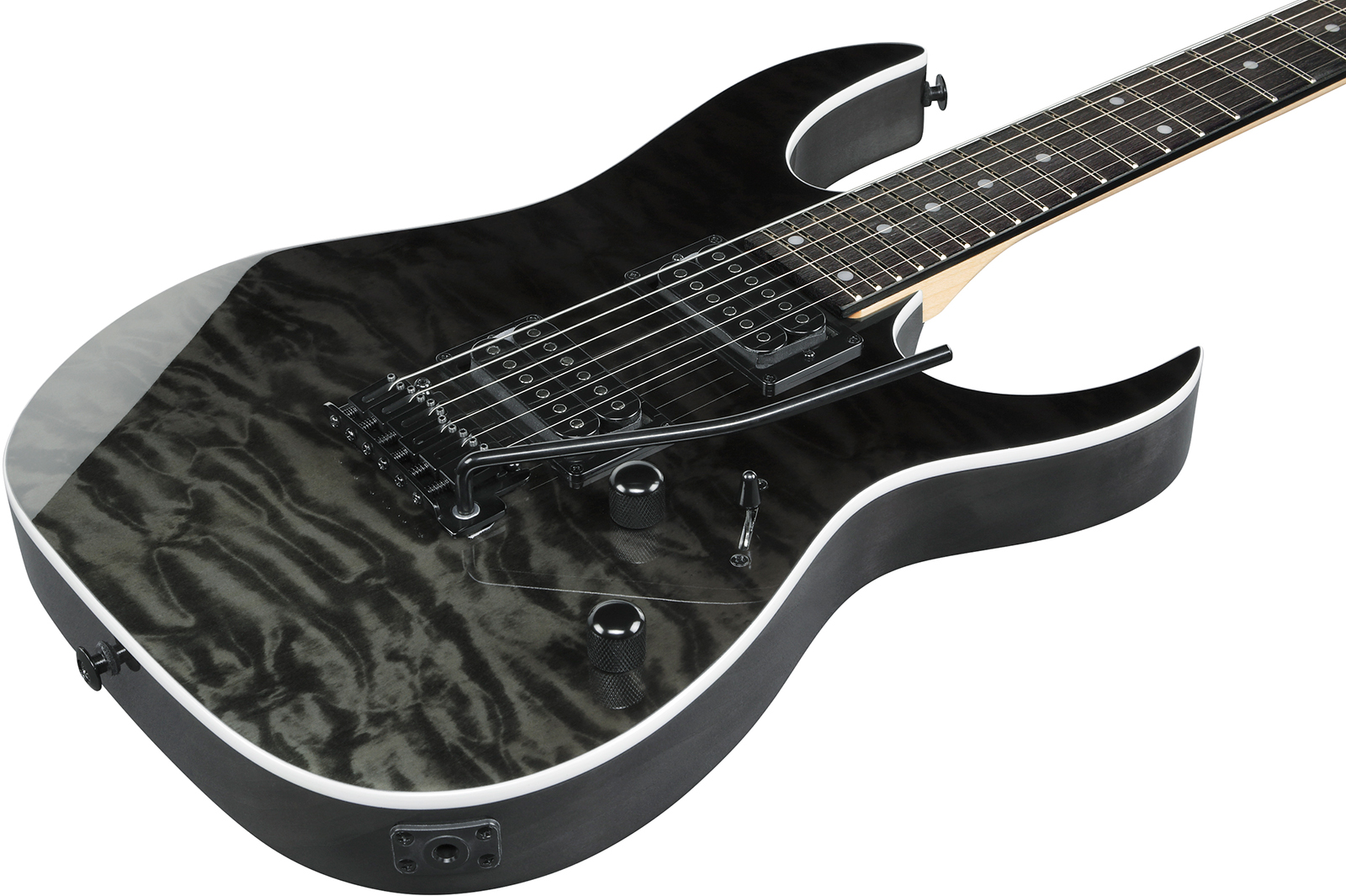 Ibanez Grg120qasp Bkg Gio 2h Trem Pur - Black Gradation - E-Gitarre in Str-Form - Variation 2
