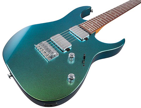 Ibanez Grg121sp Gyc Gio 2h Trem Ama - Green Yellow Chameleon - E-Gitarre in Str-Form - Variation 2